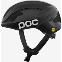 Photos - Bike Helmet ROS POC Omne Air Wide Fit MIPS helmet black white logo - M