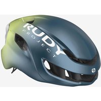 Photos - Bike Helmet Rudy Project Nytron Helmet Blue Yellow - L