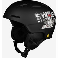 Photos - Ski Helmet Sweet Protection Winder MIPS Helmet Pure Black White Kids - XS-S