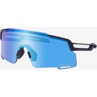Photos - Sunglasses Shimano EQNX5 black glasses with blue mirrored lenses
