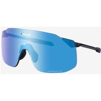 Photos - Sunglasses Shimano SPSL2 black glasses with blue mirrored lenses