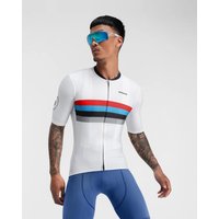 Photos - Cycling Clothing Siroko M2 Westfalia Short Sleeve Jersey White - M