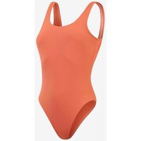 Photos - Swimwear Speedo Textured Deep U-Back One Piece Swimsuit Orange Women - 28