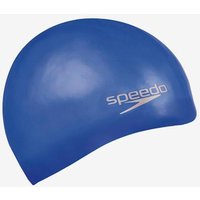 Photos - Swim Cap Speedo Plain Moulded Blue Silicone swimming cap