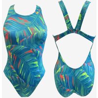 Photos - Swimwear Turbo Banano Wide Strap Swimsuit Green Women - XL