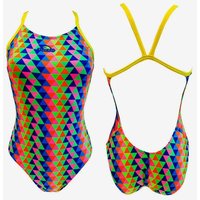 Photos - Swimwear Turbo Tridimension Pro-Racer Thin Strap Swimsuit Yellow Women - S