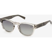 Photos - Sunglasses Timberland TB9334 Glasses Dark Brown Polarised Lenses Grey