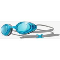 Photos - Swim Goggles TYR BlackHawk Racing Swimming Goggles Grey with Blue Polycarbonate Lenses