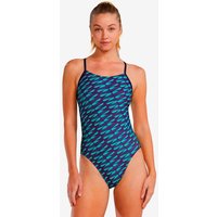 Photos - Swimwear TYR Durafast Elite Cutoutfit Swimsuit Blue Women - 26