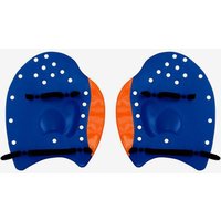 Photos - Other for Swimming Zone3 Power Stroke Hand Paddles Blue Orange - L