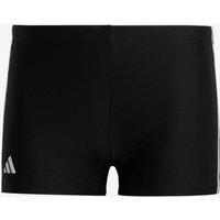 Photos - Swimwear Adidas Classic 3S Swim Shorts Matte Black White - XS