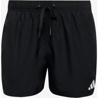 Photos - Swimwear Adidas 3-Inch 3-Stripes Swimsuit Pure Black - S