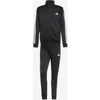 Photos - Football Kit Adidas Sportswear Basic 3-Stripes Tracksuit pure black white - L