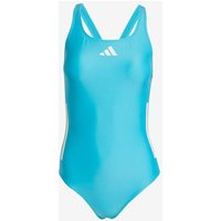 Photos - Swimwear Adidas C-Back Swimsuit 3 Stripes Blue White Women - 34