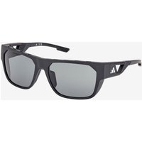 Photos - Sunglasses Adidas SP0102 Sport Glasses black with mirrored grey lenses