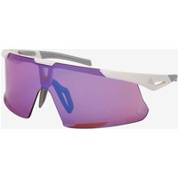 Photos - Sunglasses Adidas SP0106 Sport Glasses white with mirrored lilac lenses