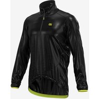 Photos - Cycling Clothing Ale Alé Light Pack Thin Jacket Black Green - S