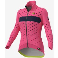Photos - Cycling Clothing Ale Alé PRR Stars Jacket Pink Navy Blue Women - XS