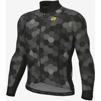 Photos - Cycling Clothing Ale Alé Solid Planet Jacket Black Grey - M