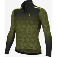 Photos - Cycling Clothing Ale Alé PRR Stella Jacket Fluorescent Yellow Black - M
