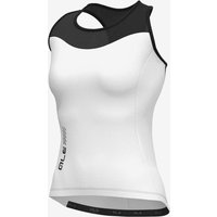 Photos - Cycling Clothing Ale Alé PRAGMA Colour Block Bib Jersey White Black Women - M