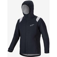 Photos - Motorcycle Clothing Alpinestars A-Dura hoodie jacket intense black white - S