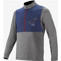 Photos - Cycling Clothing Alpinestars Nevada Long-Sleeved Jersey Blue Grey - M
