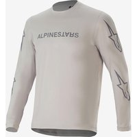 Photos - Cycling Clothing Alpinestars A-Dura Switch Jersey long sleeve pure white grey - S