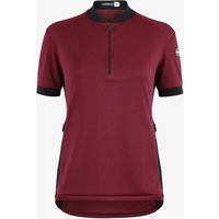 Photos - Cycling Clothing ASSOS Uma GTC C2 Short Sleeve Jersey Wine Red Women - XS