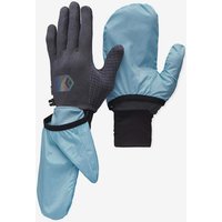 Photos - Winter Gloves & Mittens Black Diamond Deploy Wind Hood Mittens blue black - XL
