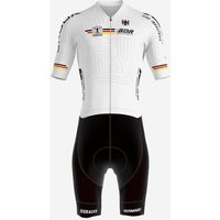 Photos - Cycling Clothing Bioracer Official BDR Icon Road Race Skinsuit white - XL