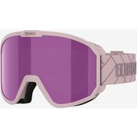 Photos - Ski Goggles Bliz Rave Goggles pale pink with violet mirrored lens