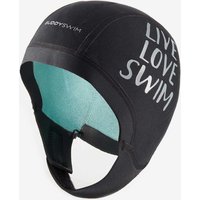 Photos - Swim Cap Buddyswim Neoprene Trilaminate Warmth 2.5mm Charcoal Black - L