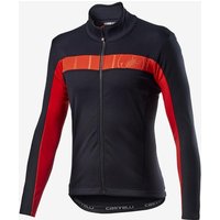 Photos - Cycling Clothing Castelli Mortirolo VI GORE-TEX INFINIUM™ Jacket Black Orange - S