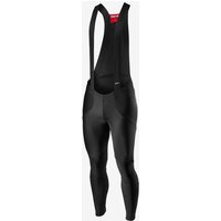 Photos - Cycling Clothing Castelli Sorpasso RoS Rosso Corsa Bib Tights Black - XL