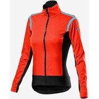 Photos - Cycling Clothing Castelli Alpha RoS 2 Light Rosso Corsa GORE-TEX INFINIUM™ Jacket Red Black Women - XS