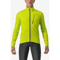 Photos - Cycling Clothing Castelli Go GORE-TEX INFINIUM™ Jacket Electric Lime Green Black - M
