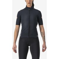 Photos - Cycling Clothing Castelli Perfetto RoS 2 Wind Rosso Corsa GORE-TEX INFINIUM™ Short Sleeve Jersey Light Black Women - XL