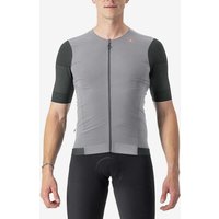 Photos - Cycling Clothing Castelli Premio Short Sleeve Jersey Light Grey Sage Green - XXL