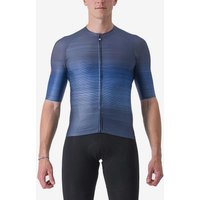 Photos - Cycling Clothing Castelli Aero Race 6.0 Rosso Corsa Short Sleeve Jersey Deep Blue - XXL
