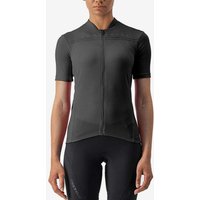 Photos - Cycling Clothing Castelli Anima 4 Short Sleeve Jersey Light Black Women - S