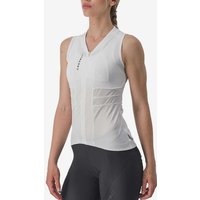 Photos - Cycling Clothing Castelli Anima 4 Sleeveless Jersey White Women - XL