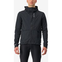 Photos - Cycling Clothing Castelli Unlimited Trail GORE-TEX INFINIUM™ Light Windbreaker Jacket Light Black - XL