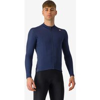 Photos - Cycling Clothing Castelli Espresso Thermal long sleeve jersey navy blue - L