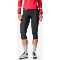 Photos - Cycling Clothing Castelli Entrata 3/4 bib shorts absolute black Women - S