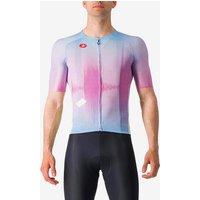 Photos - Cycling Clothing Castelli R-A/D Rosso Corsa Short Sleeve Jersey Violet Multicolour - XXL