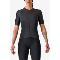 Photos - Cycling Clothing Castelli Espresso Short Sleeve Jersey Light Black Women - XL