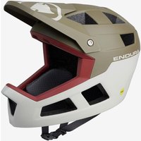 Photos - Bike Helmet Endura SingleTrack Integral MIPS Helmet pale green white - M-L