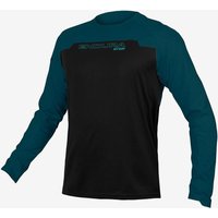 Photos - Cycling Clothing Endura MT500 Burner long sleeve Jersey pale blue - M