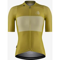 Photos - Cycling Clothing Etxeondo Bika Short Sleeve Jersey Mustard Green Women - M
